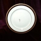 HAVILAND SYMPHONIE PLATINE BLACK SALAD PLATE