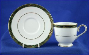 NORITAKE BRICKHAVEN CUP & SAUCER SET