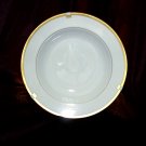 MIKASA INVITATION GOLD RIMMED SOUP BOWL