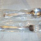 REED & BARTON ENGLISH GENTRY SILVERPLATE PLACE FORK & SPOON *NEW IN PKG*
