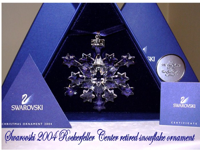 Swarovski 2004 Annual Snowflake Ornament