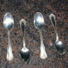 Rogers Mayflower 1901 Silverplate Teaspoon Set of 4