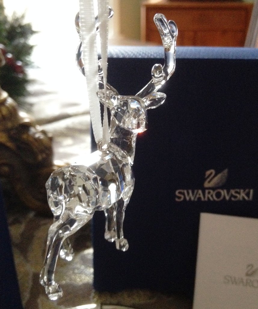  Swarovski  Holiday  Stag Ornament