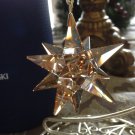 Swarovski 3-D Star Ornament Golden Shadow