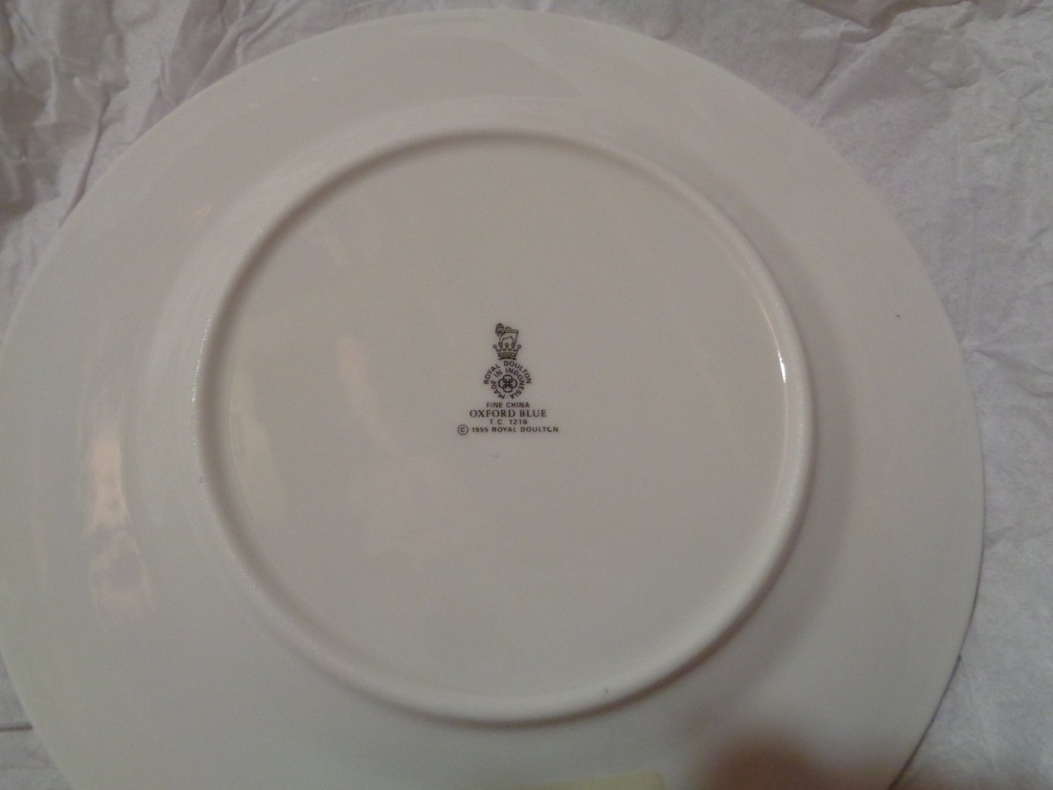 ROYAL DOULTON OXFORD BLUE BREAD & BUTTER PLATE