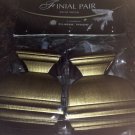 Curtain Rod Finial Pair Wood Cambria Napolean Gold