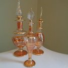 Egyptian Perfume Bottles Set of 3