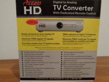 Access HD TV Converter Model  DTA1050D Digital to Analog