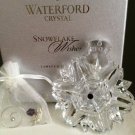 Waterford 2017 Snowflake Wishes Cobalt Friendship Ornament
