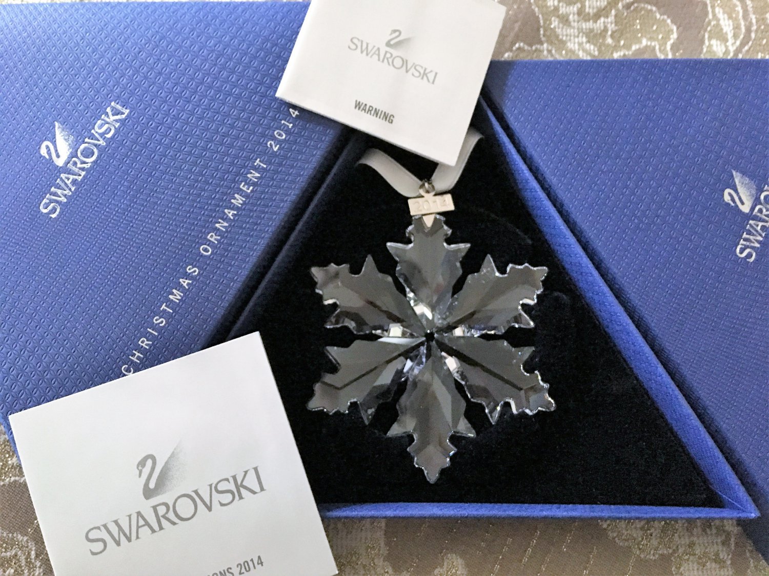 Swarovski 2014 Annual Snowflake Ornament