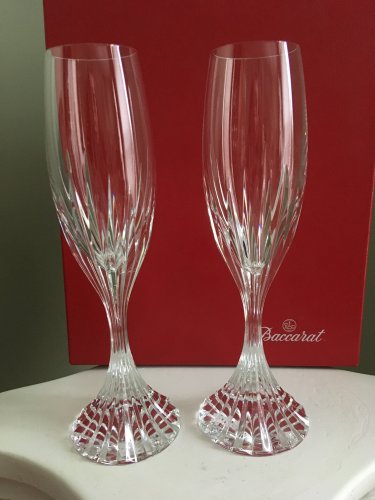 Baccarat Messena Flute Pair
