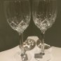 Gorham Crystal Lady Anne Tall Goblet Pair NWT