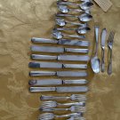 Queen Bess I 1924 Oneida Tudor Plate Flatware 23 pcs