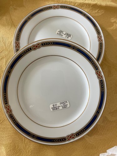 FABERGE MONARCH BREAD & BUTTER PLATES SET OF 2