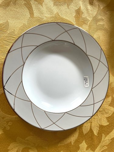 HAVILAND CLAIR DE LUNE ARCHES SOUP BOWL