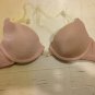 Push Up Bra 32A Adjustable Clear Straps Tan
