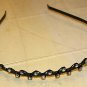 8 Pieces Rhinestone Headband AB Crystal Stones on Black Headband