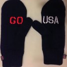 Mittens GO USA Navy Blue TEAMUSA U.S. Olympics Retail $14.00 One Size