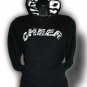 Zebra Lined Hoodie Pullover Sweats Sweatshirts YM - AM Zebra Cheer Print