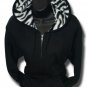 Zebra Lined Hoodie full zip Sweats Sweatshirts YXL - 3XL Zebra free shipping