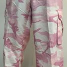 Pink Camo Cargo Capri Pants Size 5 Brand New With Tags