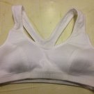 Sports Bra Top Racer Back 30 Elastic Band White