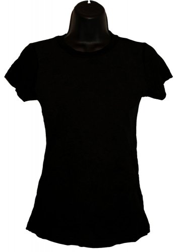 T-Shirt Fitted Black Shirt Top Small