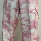 Pink Camo Cargo Capri Pants Size 3 Brand New With Tags