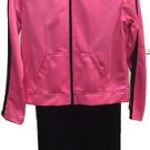 Girls Track Suit 2 Piece Pink/Black Size XL 12-14 Brand New Priority Shipping