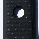 iPod Touch 4th Gen Black Bling Case Ipod 4 Rhinestone