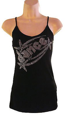 Rhinestone Dance Bling Tank Top Camisole Assorted Sizes free shipping