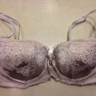 VICTORIA'S SECRET Very Sexy Padded Push Up Bra 32A Rhinestones & Lace