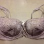 VICTORIA'S SECRET Very Sexy Padded Push Up Bra 32A Rhinestones & Lace