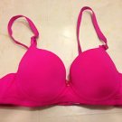 Add A Cup Size Push Up Padded Bra 30A Pink