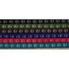 25 Pieces Peace Signs Stretchy Headbands Hairbands Hair Band Stretch Asst Colors