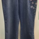 l.e.i. Girls Jeans Lowrise Flare Star Pattern Size 16 New Priority Shipping