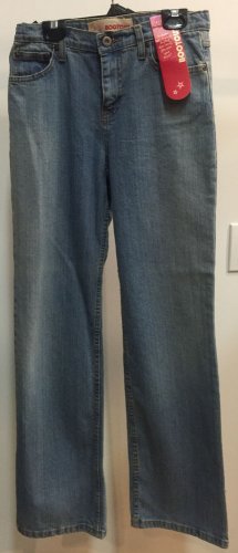 Faded Glory Girls Stretch Jeans Bootcut Size 16 Reg Brand New Priority Shipping