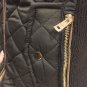 Medium Vest Black w/Brown Trim, Gold Zippers/Buttons Brand New Priority Shipping