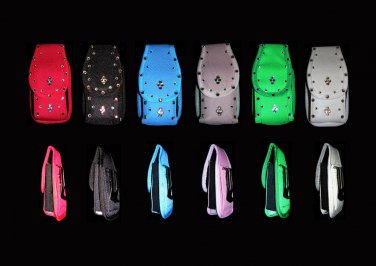 Rhinestone Universal Cell Phone Holder Case w/Clip & Belt Holder iphone ipod mp3