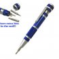 9-in-1 Pocket Micro Precision Screwdriver TORX T5-8 Phillips #1&2 Slotted 2&3mm