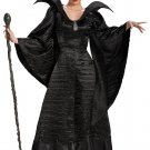 Adult Deluxe Maleficent Christening Black Gown Costume Size 4-6, Adult Deluxe Maleficent Christening Black Gown Costume Size 4-6,