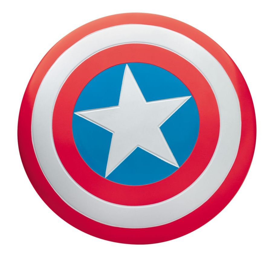 Captain America Collector's Shield Plastic 24 Inc,DISGUISE