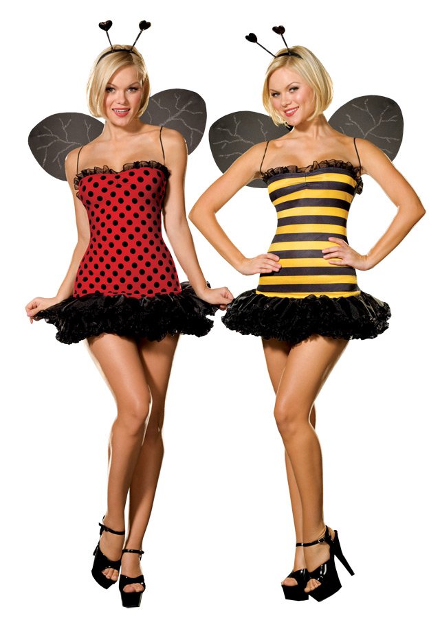 Buggin Out - Reversible Dress Outfit Lady Women Bug Bumble Bee Costume,M,Leg Avenue Complete