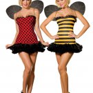 Buggin Out - Reversible Dress Outfit Lady Women Bug Bumble Bee Costume,S,Leg Avenue Complete