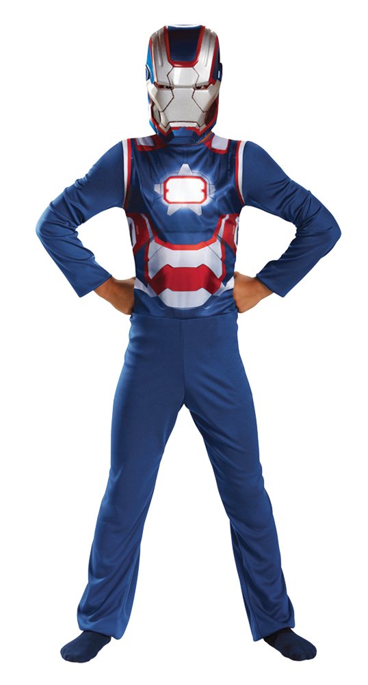 Iron Patrrot Jumsuit compleate Child Basic Costume Disguise 7-8