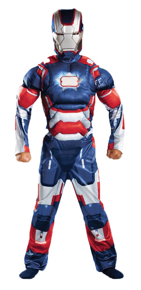 Marvel Iron Man 3 Patriot Boys Classic Muscle Costume, 10-12