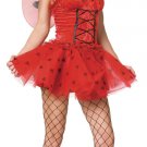 Holloween Costumes Insects Love Bug Red Dress For Women,Lady,Girl,Leg Avenue,XL