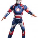 Iron Patriot Liteup Muscle Torso and Arms Mavel Child Costume,10-12