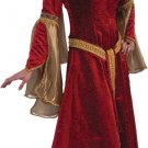 Deluxe Renaisance Costumes Scarlet  Red Velvet  Gown Adult  Women,Small,Forum Novelties