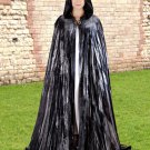 High Quality Deluxe Grey Cloak Midnight Fantasy Medieval Renaissance Costume High Quality Deluxe Grey Cloak Midnight Fantasy Medieval Renaissance Costume